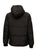 Piumino zip nero con cappuccio M9G879