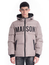 Piumino zip con cappuccio 879